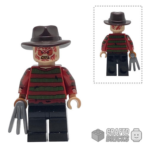 Freddy Kruger (A Nightmare On Elm Street) Custom Minifigure